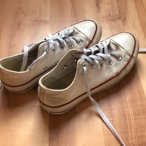 Classic White Used Chuck Taylor Low Top Converse